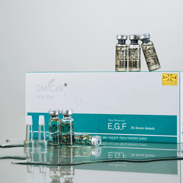 CPNP DM.CELL Skin Renewal 3% EGF Serum 5ml * 6ea for Dermatology EGF Skin Regeneration Anti Aging Skin Elasticity