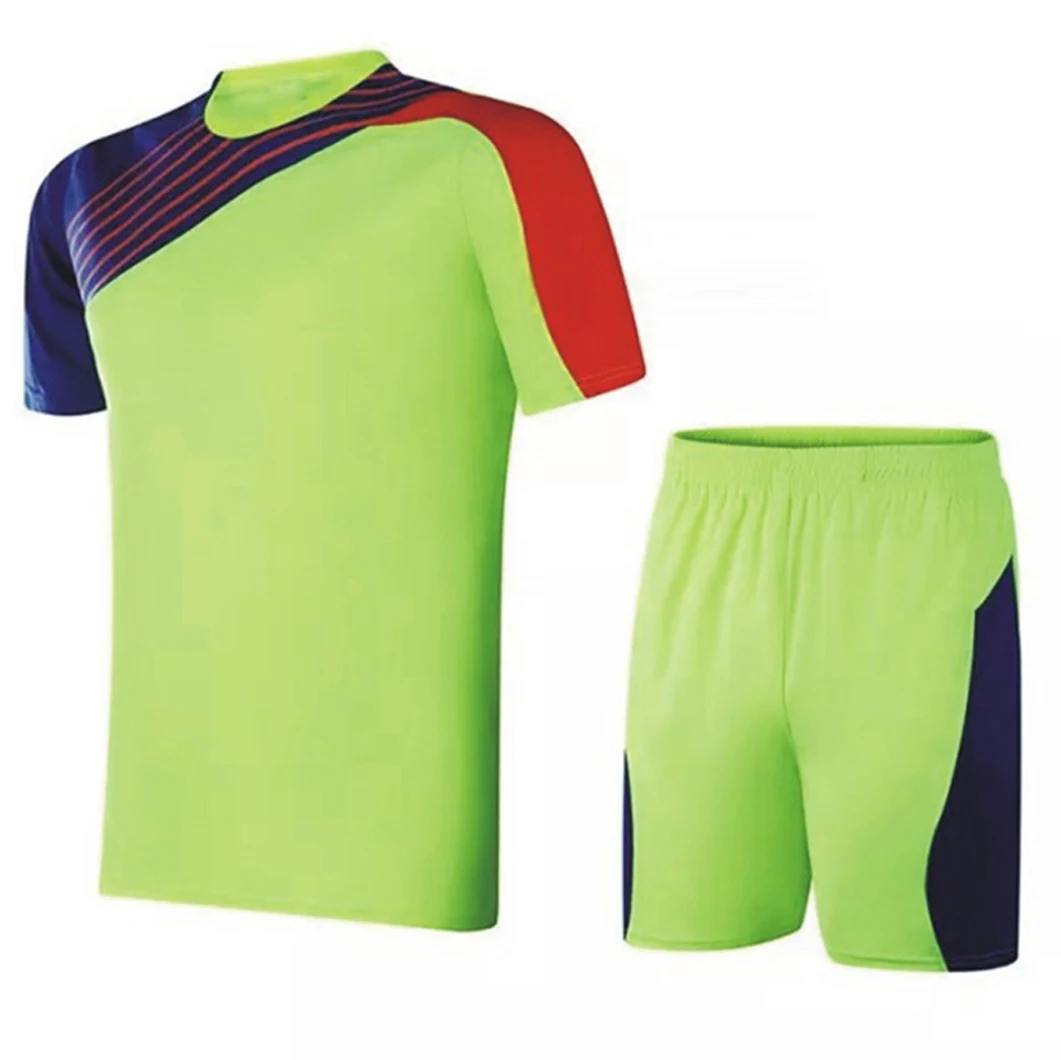 Wholesale Price New Design Custom Sublimated Breathable 100% Polyester Soccer Uniform