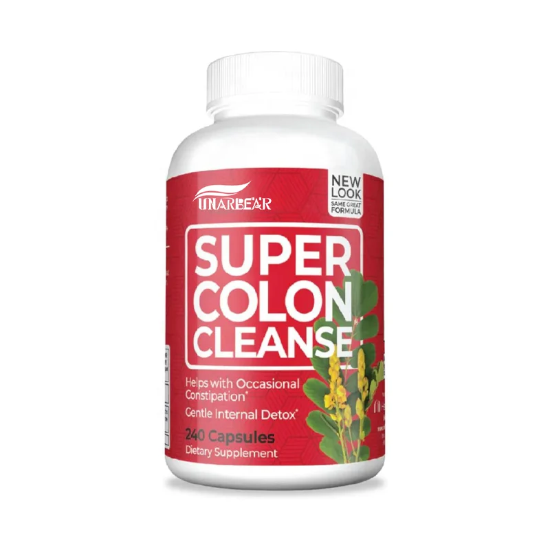 Super Colon Cleanse 10 Day Gentle Gut Cleanse Psyllium Husk Probiotics Digestive Support Capsules