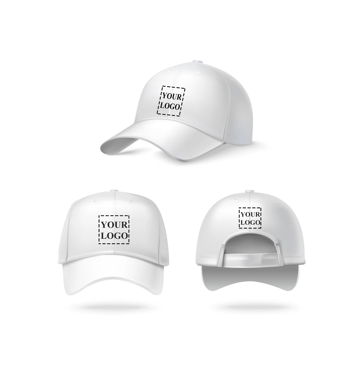 Wholesale High Quality 100% Cotton Custom Baseball Hat Men Embroidery Baseball Hat Custom Logo Made From Vietnam F