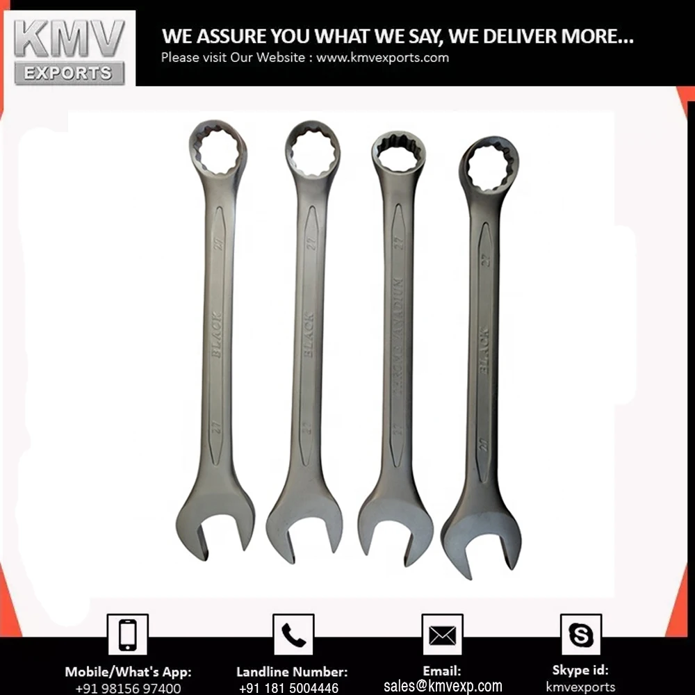 High Quality 27mm Combination Spanner Wrench Set Mirror Polish Chrome Finish Industrial Filter Wrench Direct Factory Price