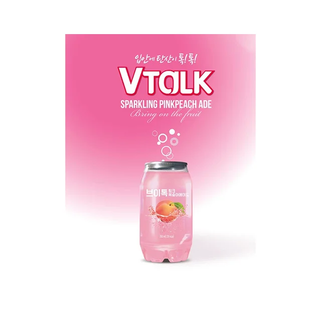 (GROCERY F&B) - VTALK CAN Blue Lemonade cold drink can 350ml soft drink bottle packaging flavor tasty KOTRA