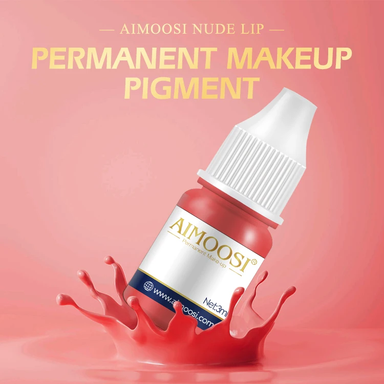 Aimoosi OEM Organic colors Micropigmentation lip eyebrow Permanent Makeup supply Pigment  Tattoo Ink Microblading Pigment