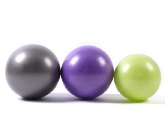 Soft Pilates Ball Small Exercise Ball 23-25cm Mini Gym Ball with Inflatable Straw Suitable for Pilates Yoga Full body Training