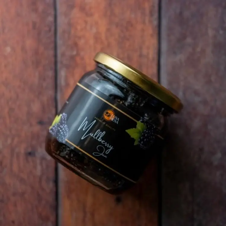 Exquisite 200g Mulberry Jam: Crafted from Seasonally Harvested Fresh Blackberries, Bursting with Natural Flavor and Goodness