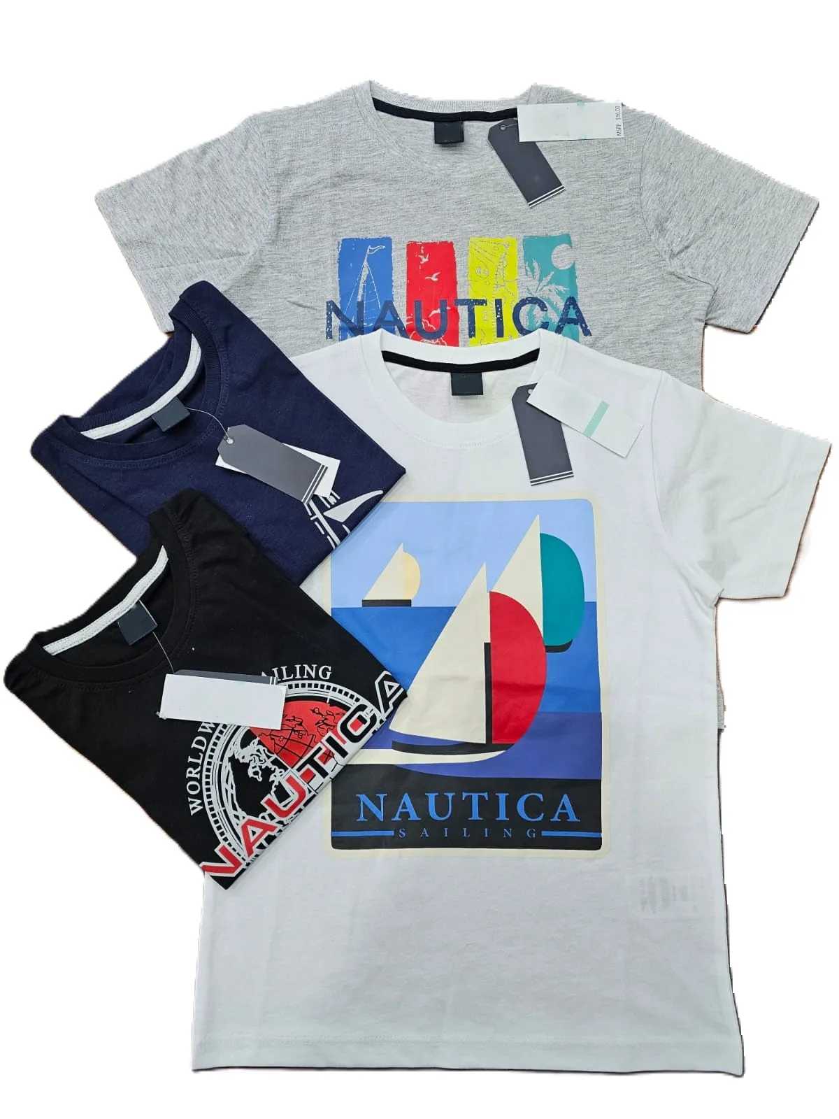 Футболка для мальчиков с коротким рукавом и круглым вырезом