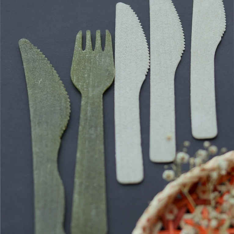 Rice Knife And Rice Fork Rice Spoon 100% Natural Eco-friendly Cutlery set Edible And Biodegradable High Quality From Vietnam