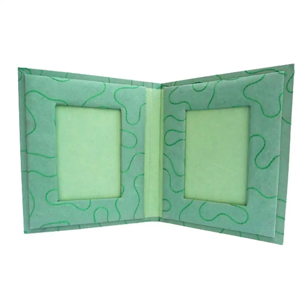 Хит продаж красивый зеленый продукт жизни цвет ручная работа хлопковая бумага вышитая фоторамка для фотографий