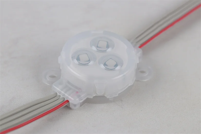 DMX512 RGBW DC12V водонепроницаемый светодиодный точечный свет с IP67 1 Вт SMD3535 30 мм пиксельный модуль