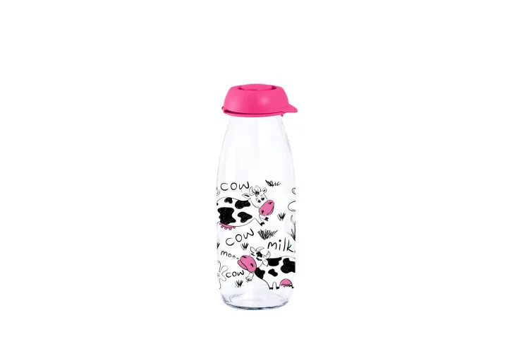 Glass Water Pitcher  Carafe Water Bottle with Handle Bottle Glass Wedding Party Quality Water Glass Crystal Jug with Lid Colorfu