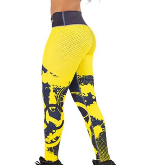 Women Leggings Adult Daily Wear Yoga Pants Wholesale Women Cotton Stretchy Striped Leggings with OEM