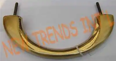 Металлическая ручка для гроба Новейшая металлическая латунная с зеркальной полировкой Лидер продаж