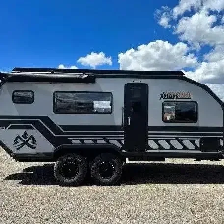 Wholesale 4X4 RV Camper Mini Caravan Camper Trailer off Road China Pickup Camping Trailer RV for Travel