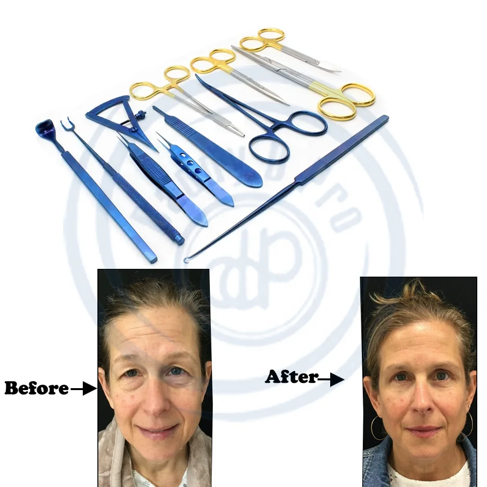 Blepharoplasty Set Surgery Instruments Set 13 Pcs / Plastic Surgery Set / Eyelid Surgery Set High Quality CE APPROVE DADDY D PRO