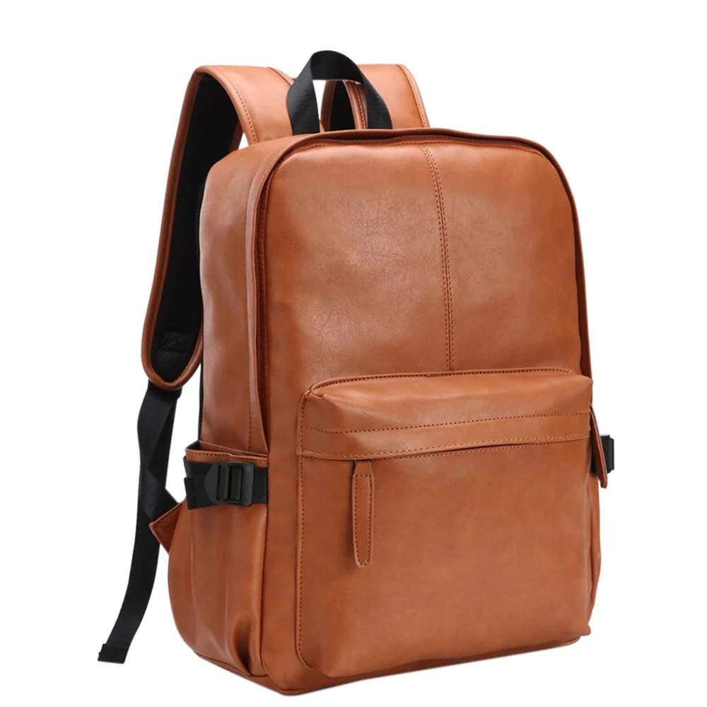 Travel Camping Trekking Backpack Genuine Leather backpack laptop with custom logo laptop pocket can be customized colors