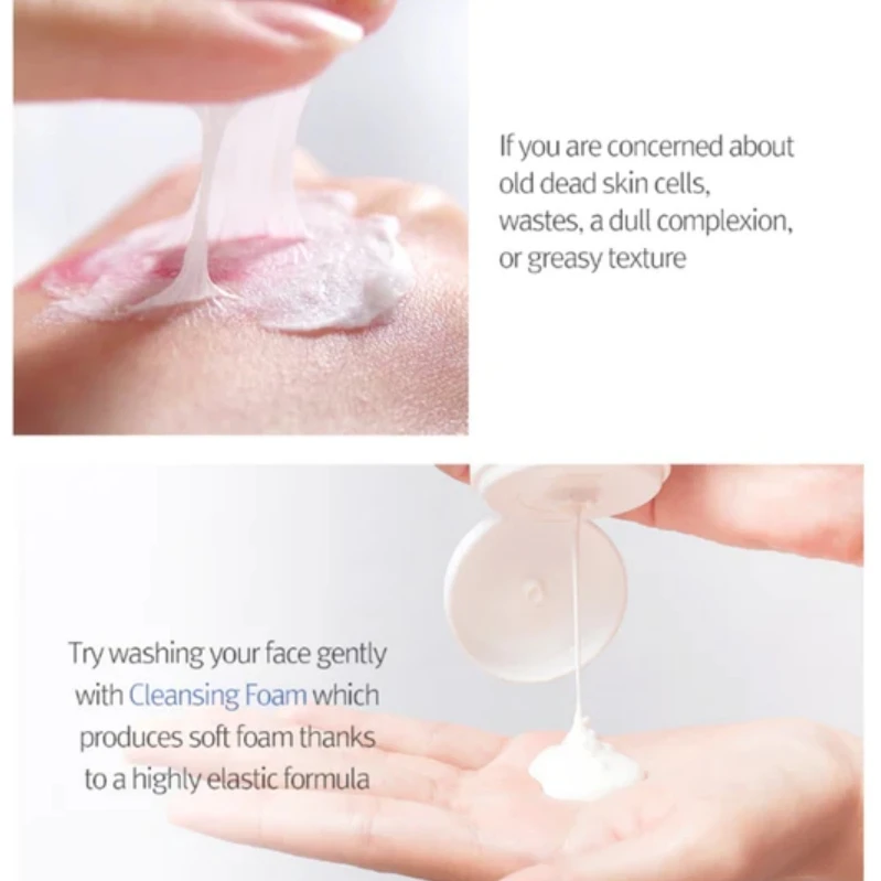 Pyunkang Yul Cleansing Foam - Korean Facial Wash for All Skin Types - Zero-irritation Face Washer extracted from Coconut