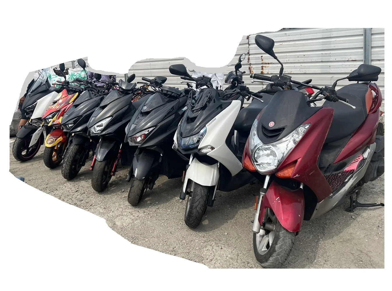 used yamaha motorcycles 125cc 100cc used scooter from Taiwan