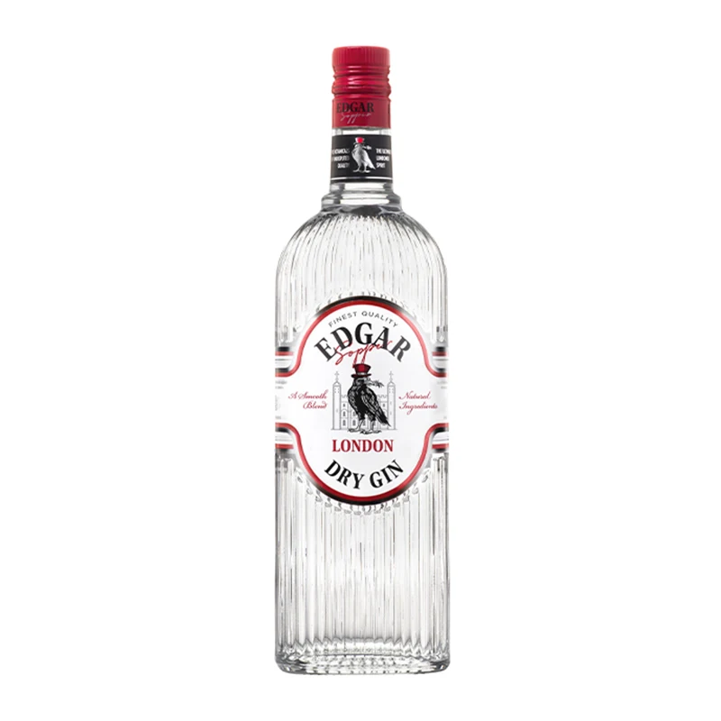 Premium line Top Quality Made in Italy Dry Gin Edgar Sopper Bottle of 100 cl ideal for minibar and hotels ready for export