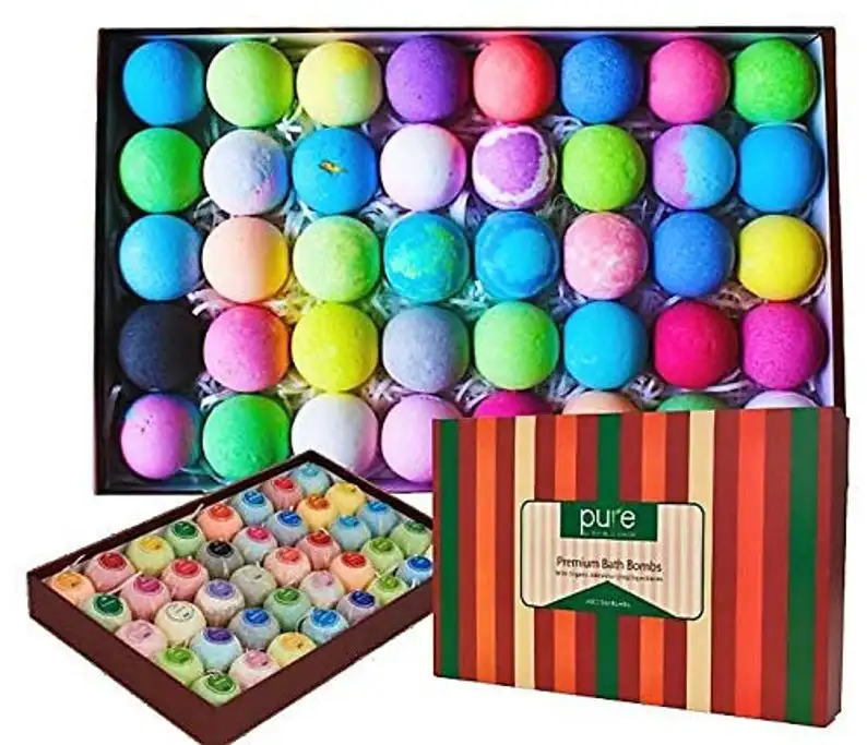 New Products Fashion Natural Sea Salt Bath Bombs Gifts Set with Rich Bubble for Bath