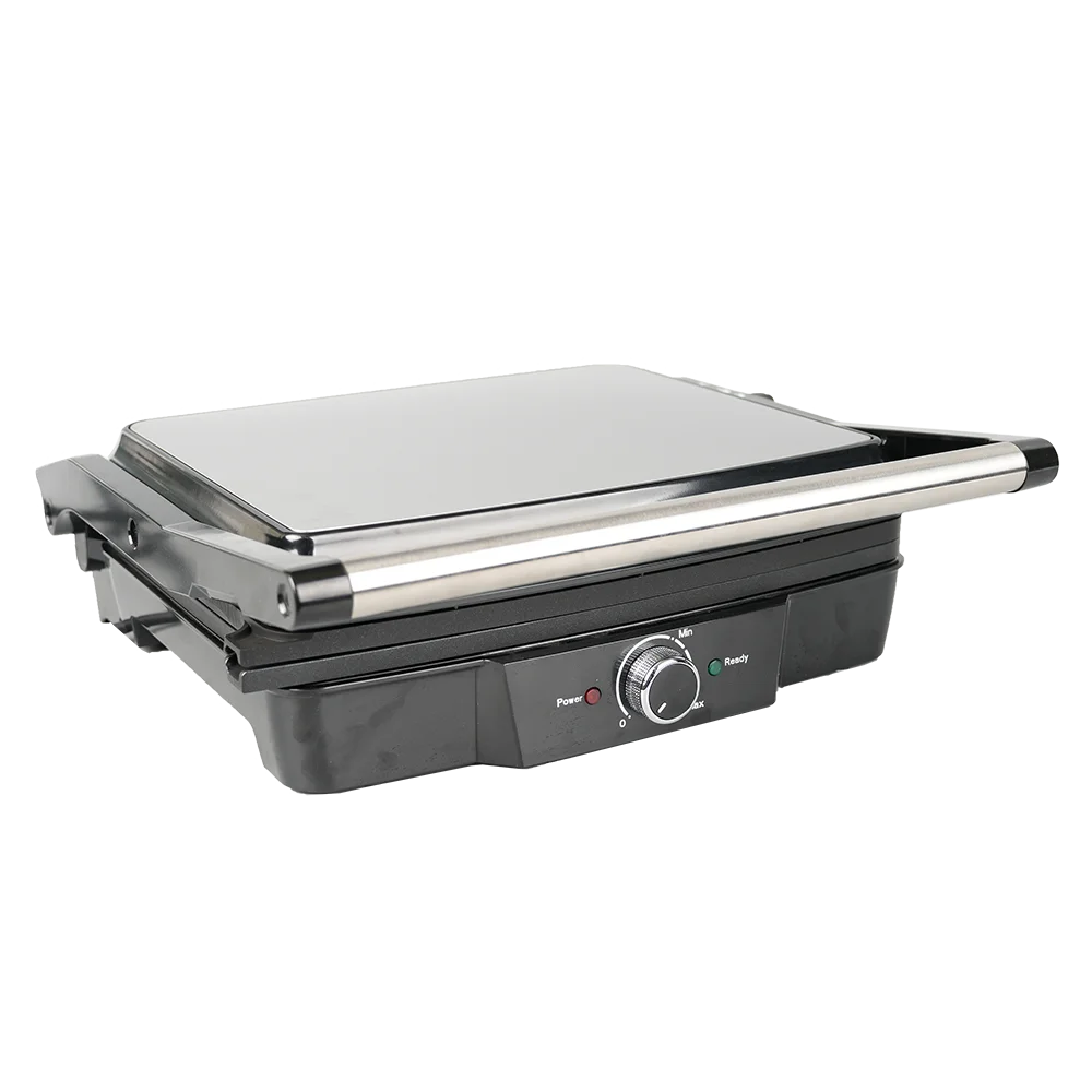 2000W 220V Electric Grill Machine Maker 6 Slice Panini Press Non-Stick Coating Plates Cool touch handle Skid-resistant feet