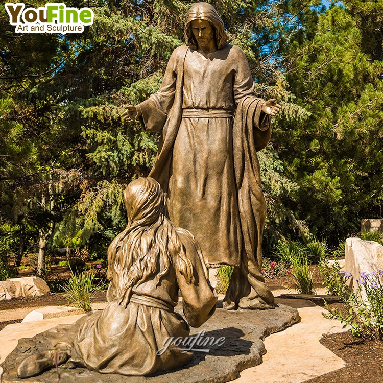 Bronze Catholic Church Religious Christ Life Size Jesus Statue For Sale