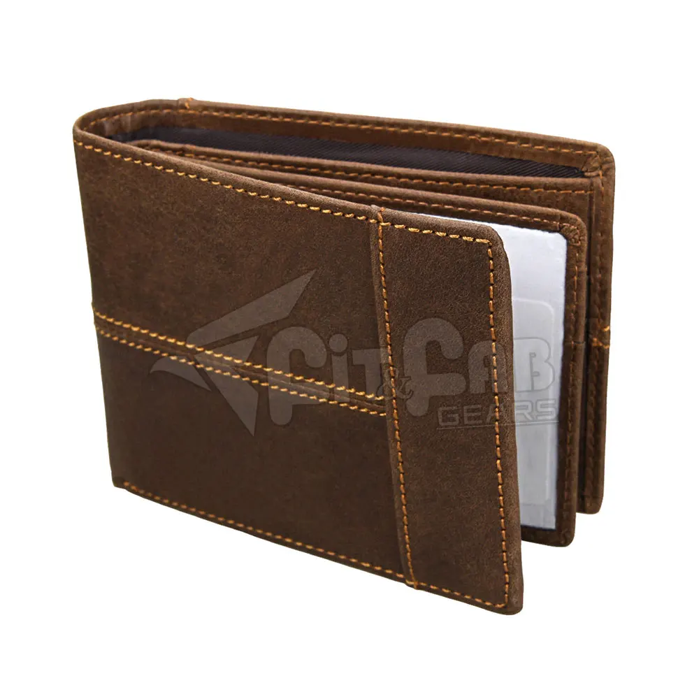 Leather Wallet Men 3 Fold High Quality Classical Men Leather Wallet