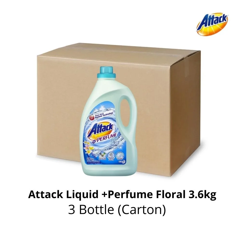 Top-quality Household High Foam Perfume Floral Attack Detergent Laundry Liquid 3.6kg Suitable for Overnight & Indoor drying