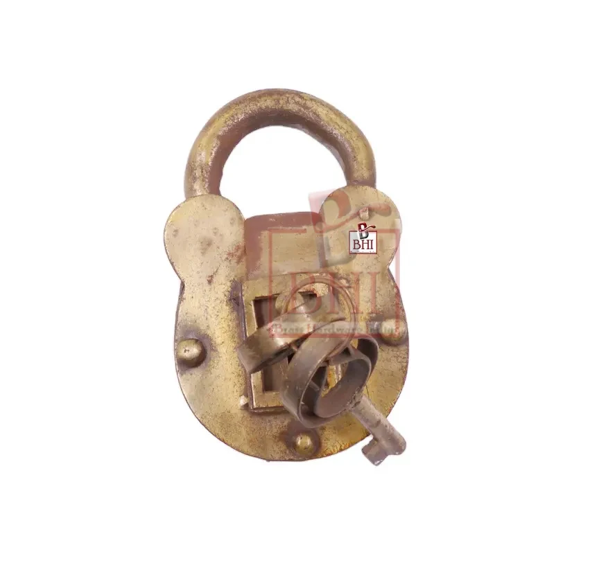 ANCIENT CAST IRON DOOR LOCK WITH 2 KEYS IRON HERITAGE ANTIQUE LOCKS & AND HARDWARE PADLOCKS