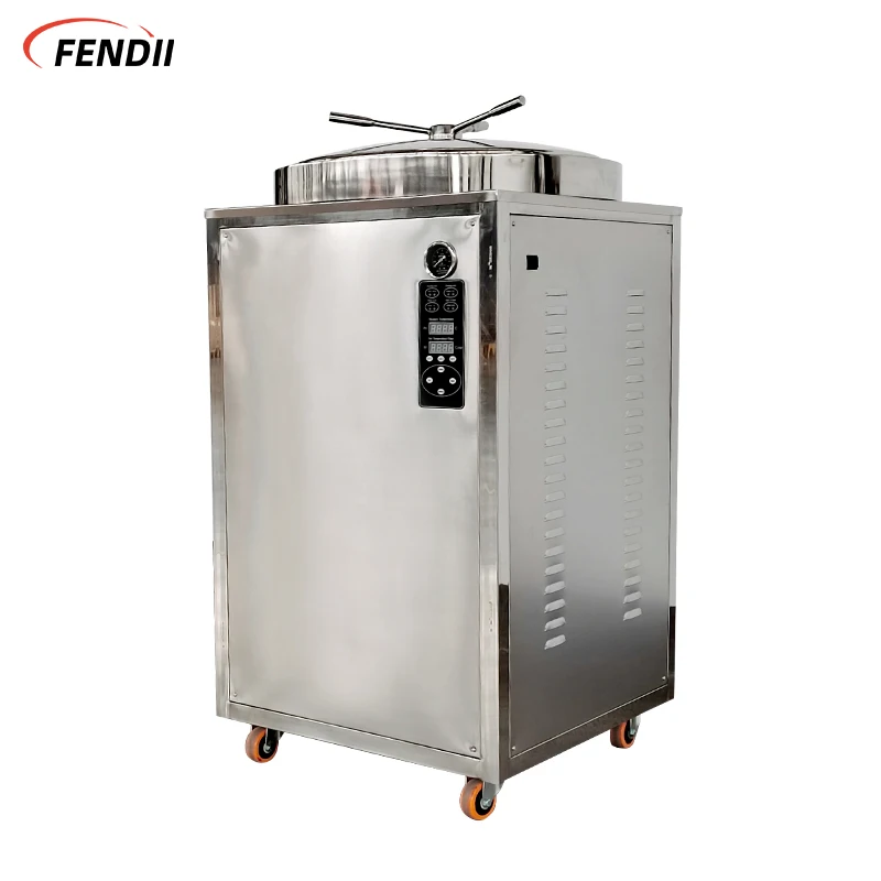 Handwheel structure autoclave muahroom vertical sterilizer autoclave de 200 litros digital