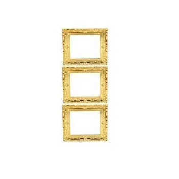 Same Size  Hanging Metal Photo Frame Square Shape Wedding Picture Frame Gold Antique Finished Border Metal Frame