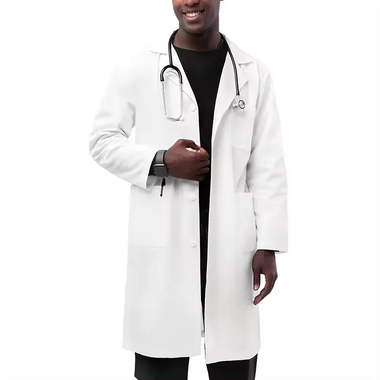 New Trend Hospital Doctor Lab Coat Work Clothes Long Sleeve Medical Laboratory Ladies White Coat By Raw To Fine