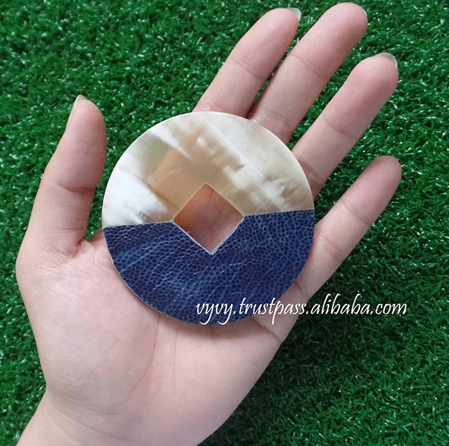 Buffalo Horn and Leather Pendant Jewelry VL11