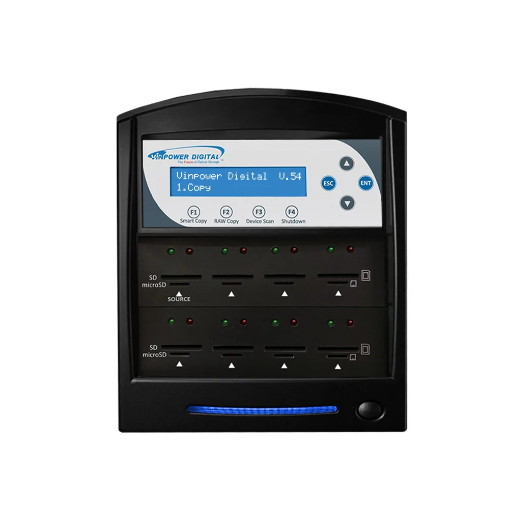 Vinpower 1-7 автономный SD/mSD карта флэш-памяти накопитель копировальный