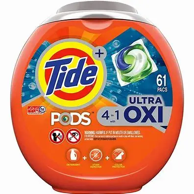 Tide Pods Liquid Laundry Detergent Soap Pacs Ultra Oxi HE Compatible 85 Count for discount price
