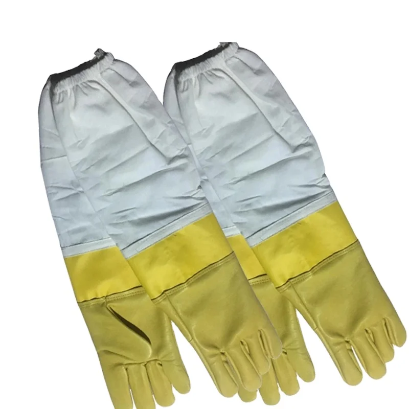 Best Quality Sting Proof Beekeeping Gloves With Extra Long Cuff