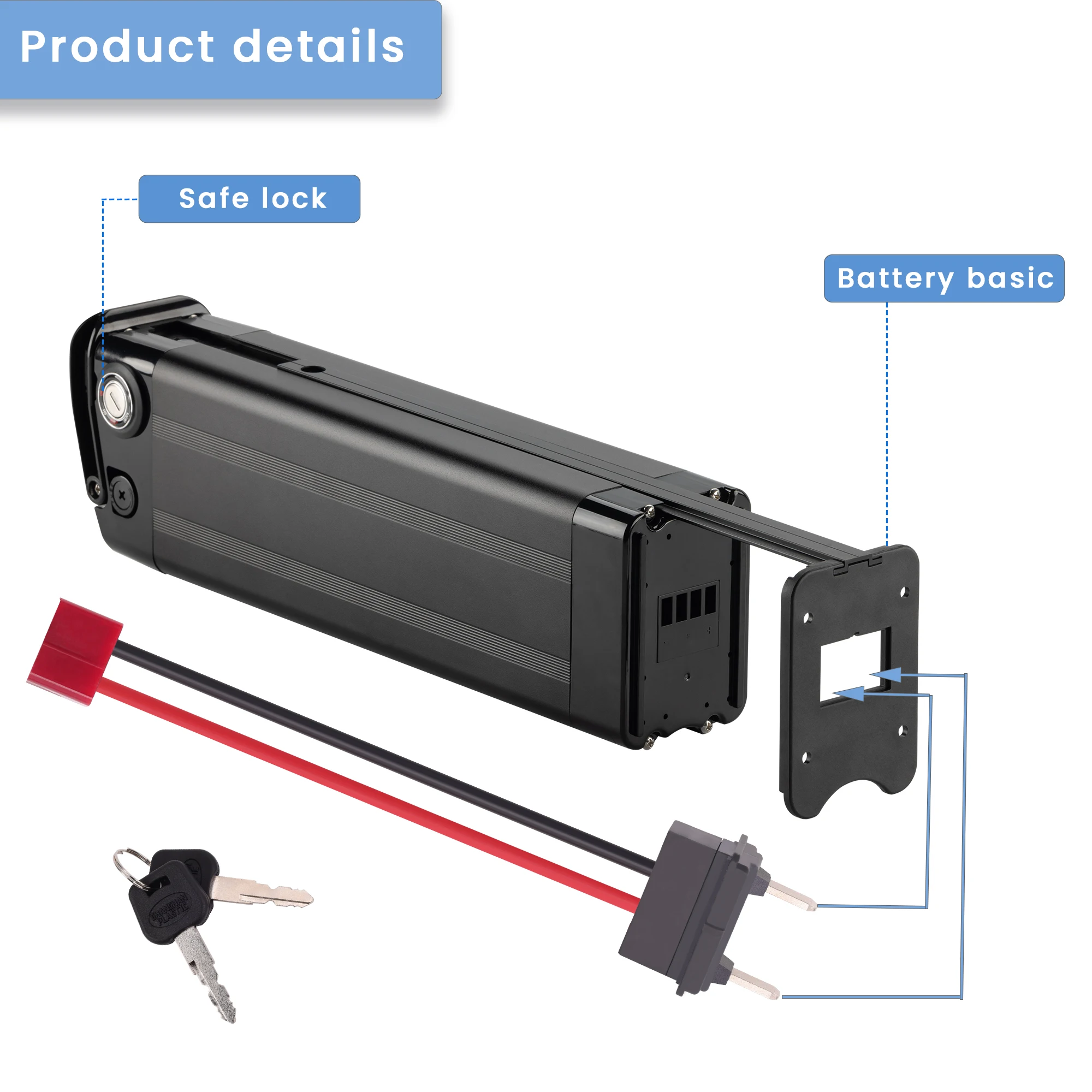 Hot-Selling E-Bike Battery :  36V 48V 60V battery for cheap price high quality electric bike lithium batteries