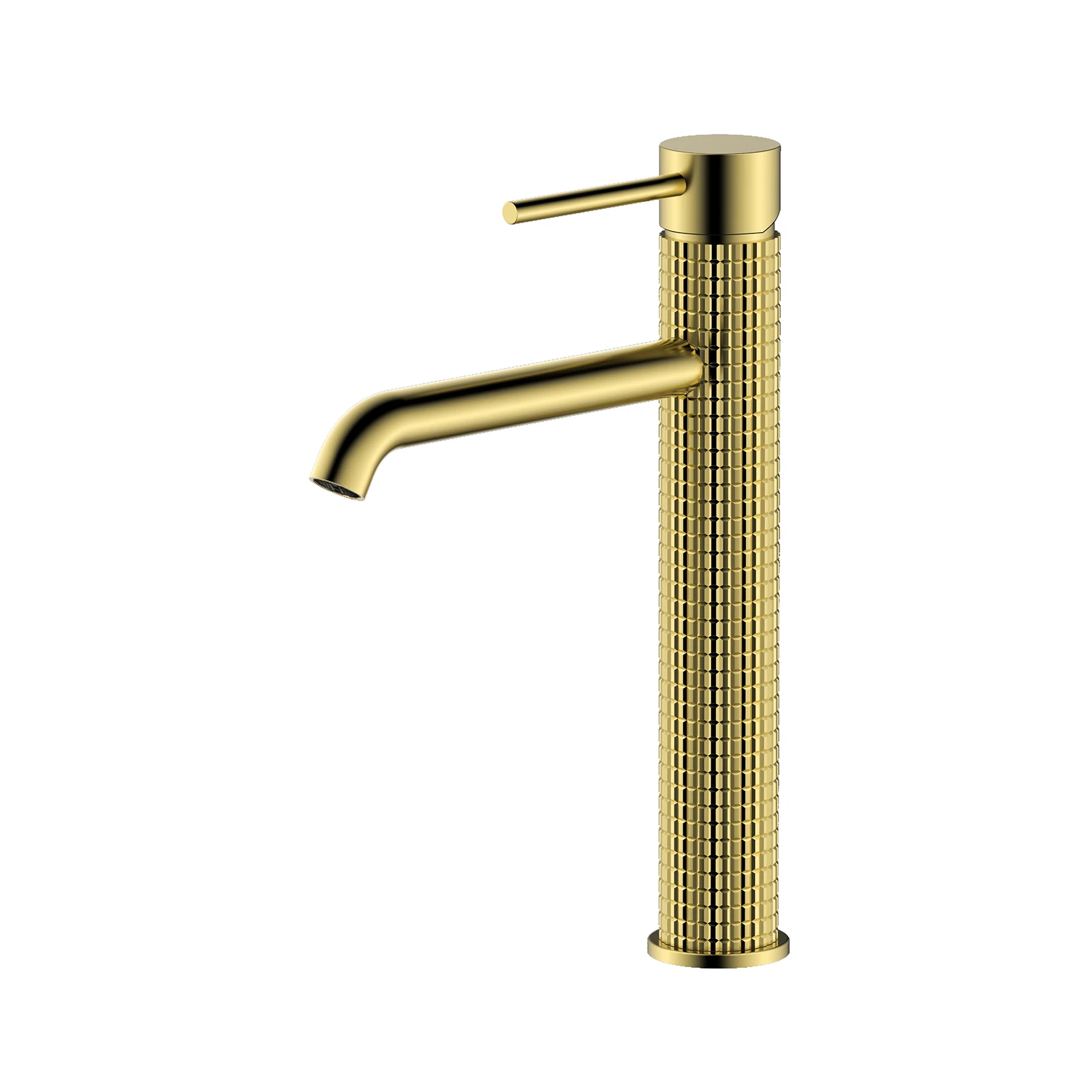HAIJUN Stainless Steel Brass Gold Bathroom Basin Faucet Cold Hot Mixer Crane Sink Tap Round Bathroom Faucet