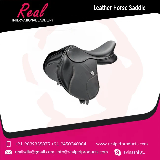Stanadr Quality Long Lasting Material Original Best Design English Pattern Horse Saddle At Best Market Price
