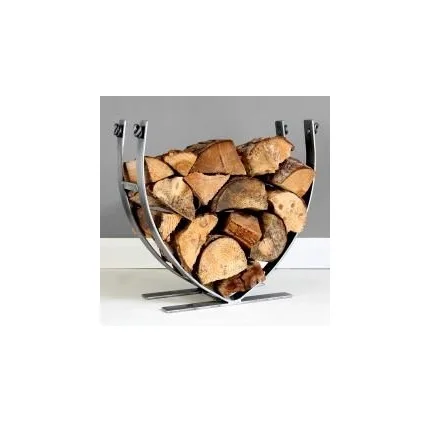 Hot Selling Camping Wood Rack Firewood Storage Outer door Log Holder Heavy Duty Metal Iron Folding Firewood Rack