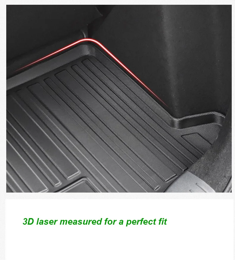 Factory New Arrival Waterproof 3D TPO Rear Cargo Liner TPE Car Mats For Skoda Fabia 2008-2014