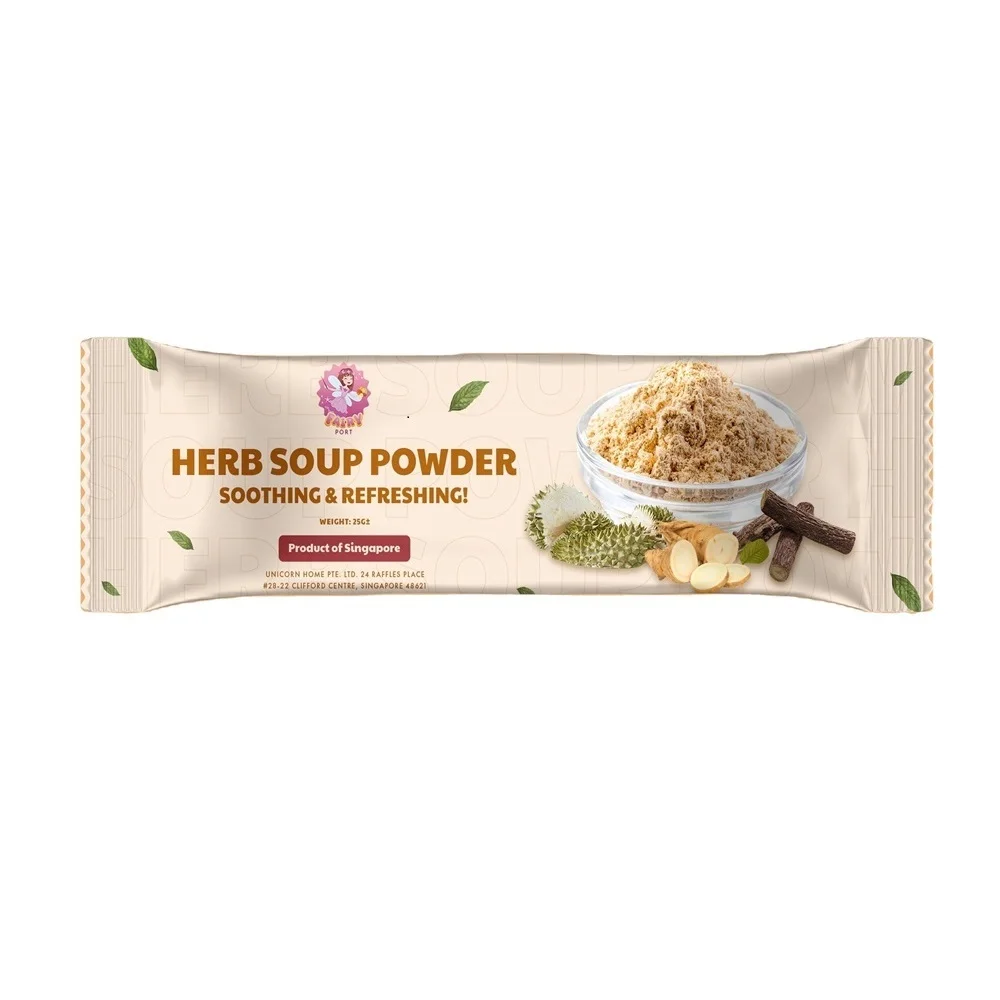 Import Low-calorie Singapore Durian White Locule Membrane Ambient Herb Soup Powder 20G With 24 Months Shelf