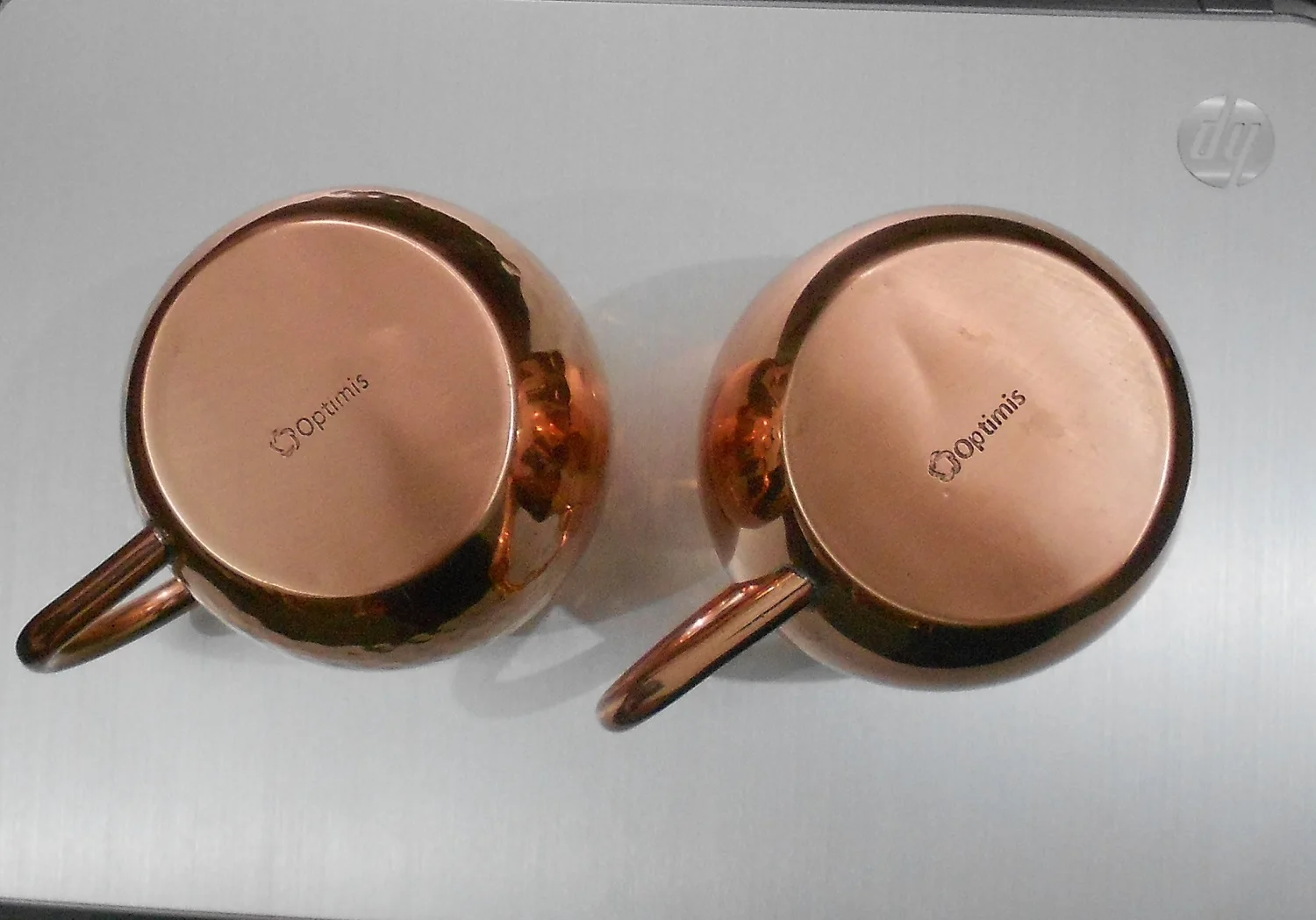 Set of 2 Copper Moscow Mule Mugs Barrel Shape With Hammered Polished Handmade Metal Drinkware For Bars And Restaurant By India