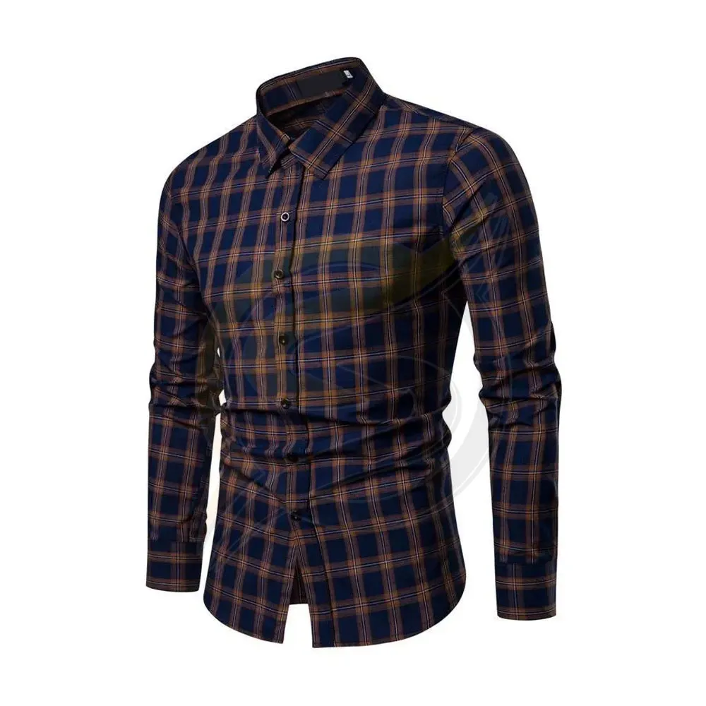 Top Quality New Casual Men Dress Shirt Pure Color 100% Cotton Summer Casual Formal Shirt For Men