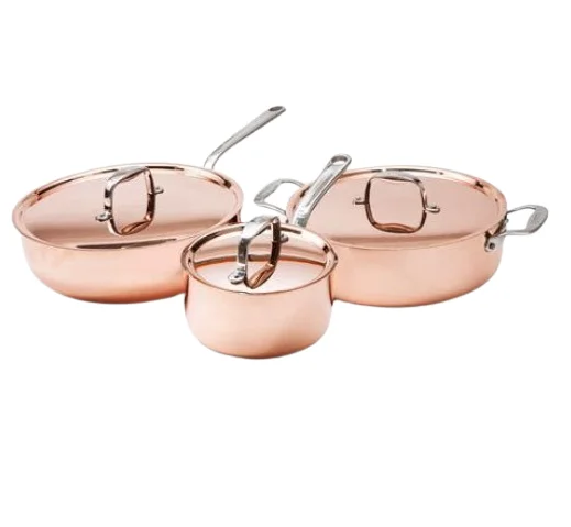 2023 Best Seller Home Kitchen Cookware Soup Milk Steak Frying Pots Copper Cooking Pot and Pan Cookware Sets Non Stick