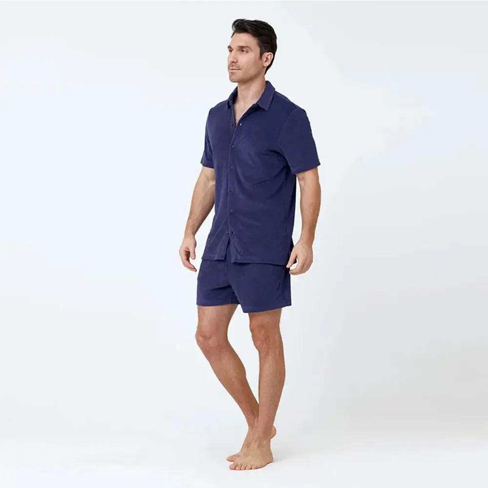 Custom Logo Summer Sportswear 2 Pieces Suits Polo T Shirt Short Tracksuits Men Running Custom Men Shorts Set