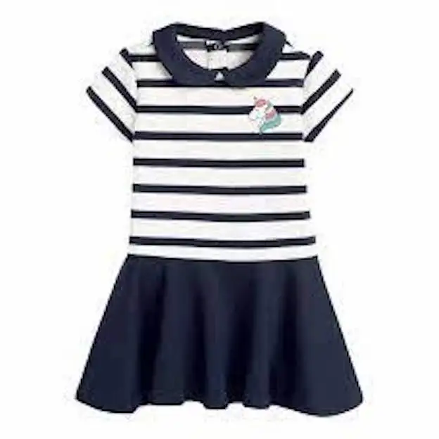 Dress For Kids Children 1-6 Years old Baby Clothing Short Sleeve Formal Party Princess Flower Girls Dresses