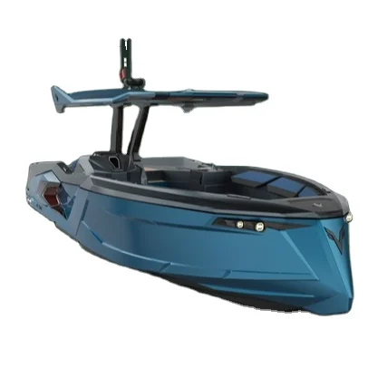 Alesta Marine Luxury Raptor Parasailing Boat DARK BLUE New Fiber Glass Entertainment CE Best Quality White Ocean Sea Lake River