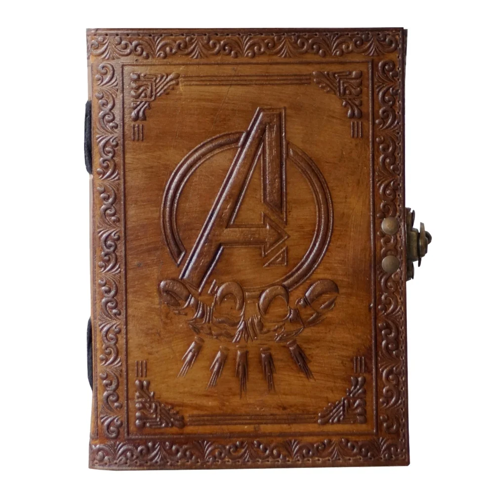 Avengers Books Handmade Vintage Leather Journal Wholesaler New Design Celtic righters Sign Journal Sketchbook & Notebook