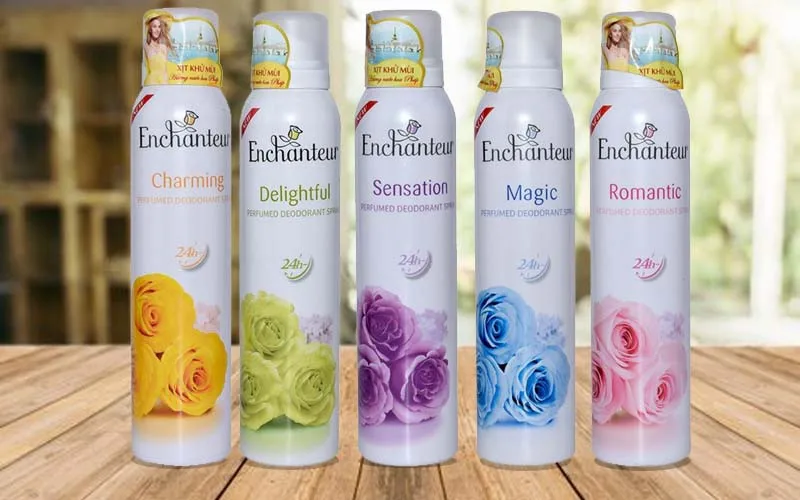 Enchanteur Romantic perfume deodorant spray