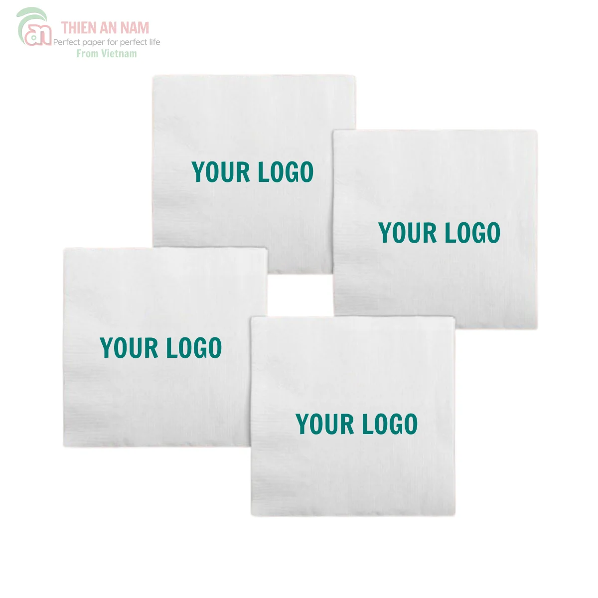 Personalized Convenient Embossed Dinner Paper Napkin 1 or 2-ply